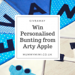 Win Personalised Bunting from Arty Apple