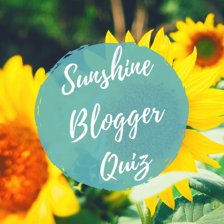 Sunshine Blogger Quiz Tag