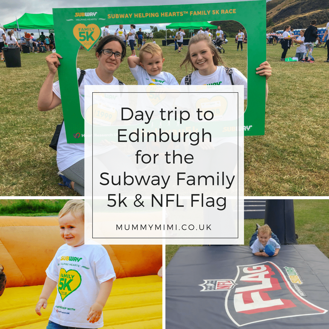 Day trip to Edinburgh for the Subway® Helping Hearts Family 5k & NFL Flag